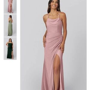 Kennedy Blue dusty rose bridesmaid